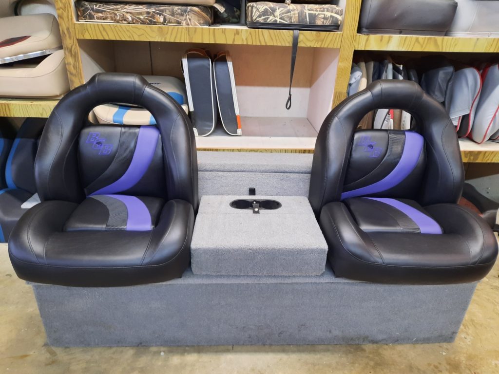 Bass Boat Seating – Deans Top and Canvas